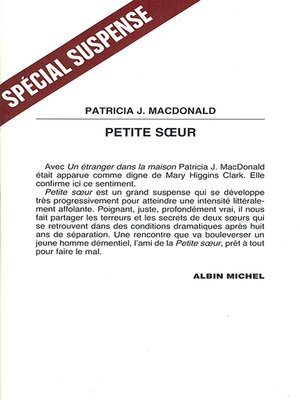 cover image of Petite Sœur
